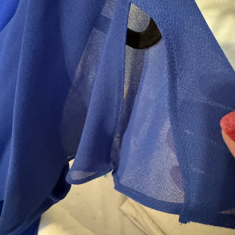 Ignite Royal Blue Evening Dress - Picture 4 of 8